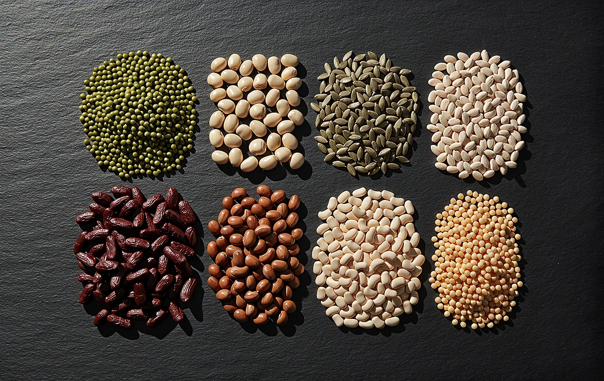 Ingredientes naturales sobre piedra